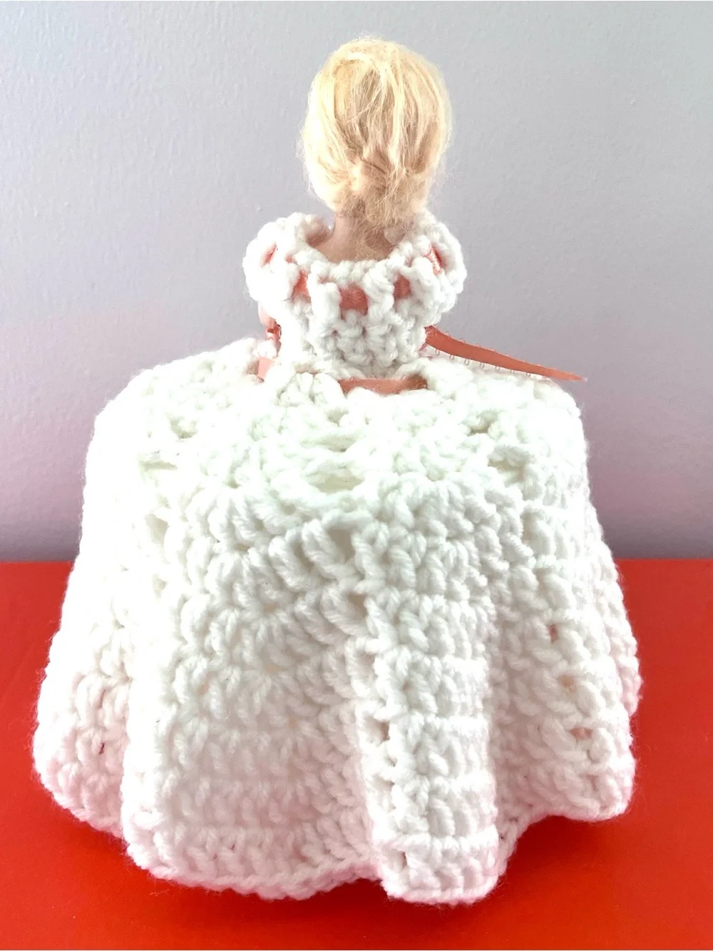 Handmade Crochet Toilet Roll Dolls Barbie Doll Bathroom Kitsch